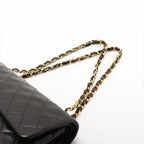 CHANEL Classic Double Flap Medium Full Set GHW (U2)