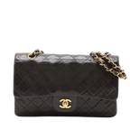 CHANEL Classic Double Flap Medium Full Set GHW (U2)