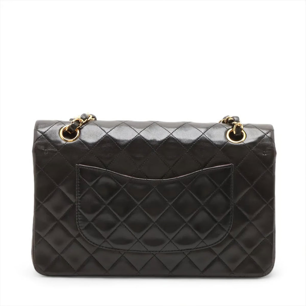 CHANEL Classic Double Flap Medium Full Set GHW (U2)