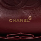 CHANEL Classic Double Flap Medium Full Set GHW (U2)