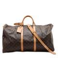 Louis Vuitton Monogram Keepall 60 Bandoulière (U2)