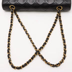 CHANEL Classic Double Flap Medium Full Set GHW (U2)