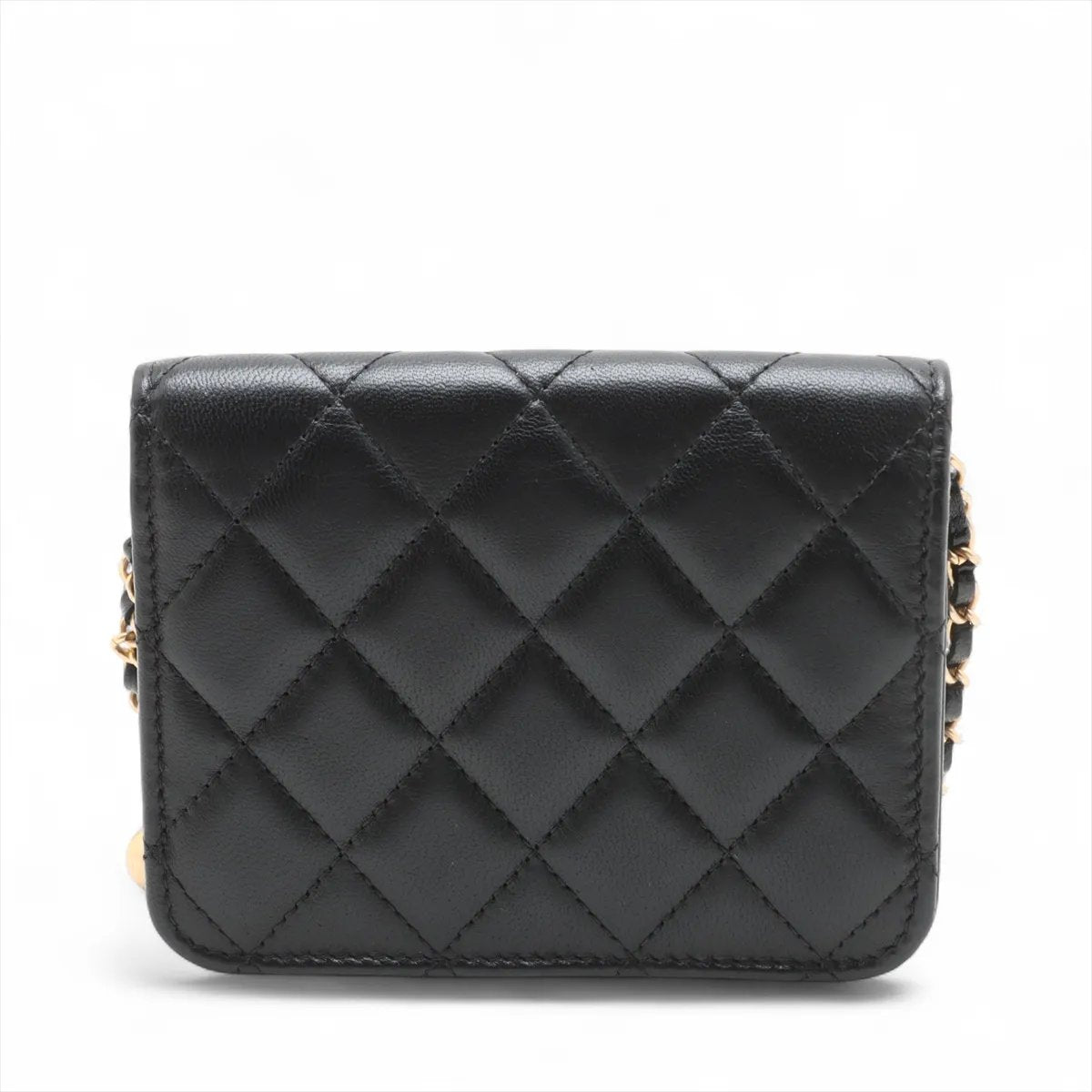 Chanel Pearl Crush Flap Clutch With Chain Mini (N1)