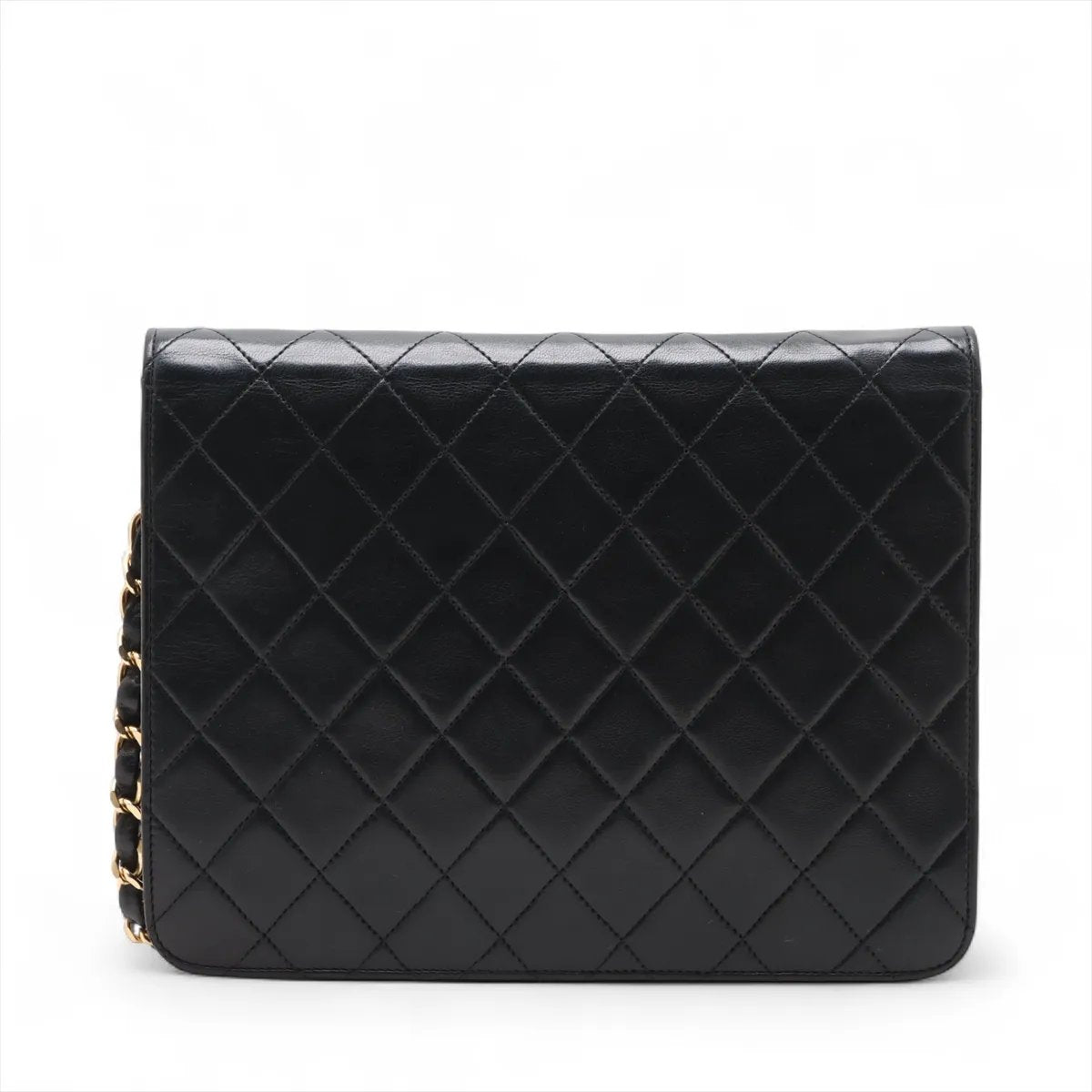 CHANEL Matelasse Single Flapbag Small Push-Lock GHW (U2)
