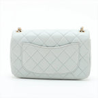 CHANEL Pearl Crush Mini Rectangular - Baby Blue Lambskin (N1)