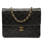 CHANEL Matelasse Single Flapbag Small Push-Lock GHW (Z3)