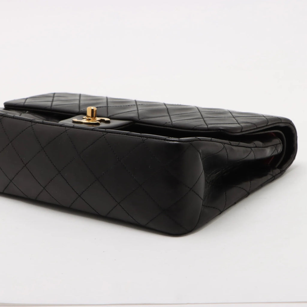 CHANEL Classic Double Flap Medium Full Set GHW (U2)