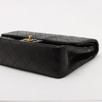 CHANEL Classic Double Flap Medium Full Set GHW (U2)