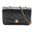CHANEL Diana Small Single Flap GHW (U2)