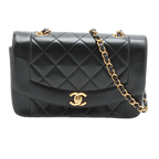 CHANEL Diana Small Single Flap GHW (U2)