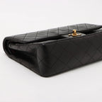 CHANEL Classic Double Flap Medium Full Set GHW (U2)