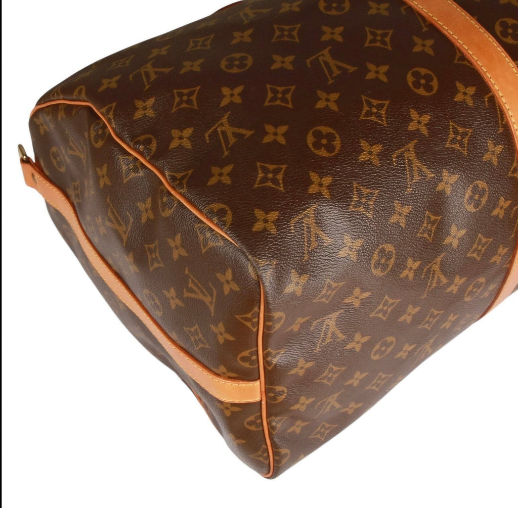 Louis Vuitton Monogram Keepall 55 Bandoulière (U2)