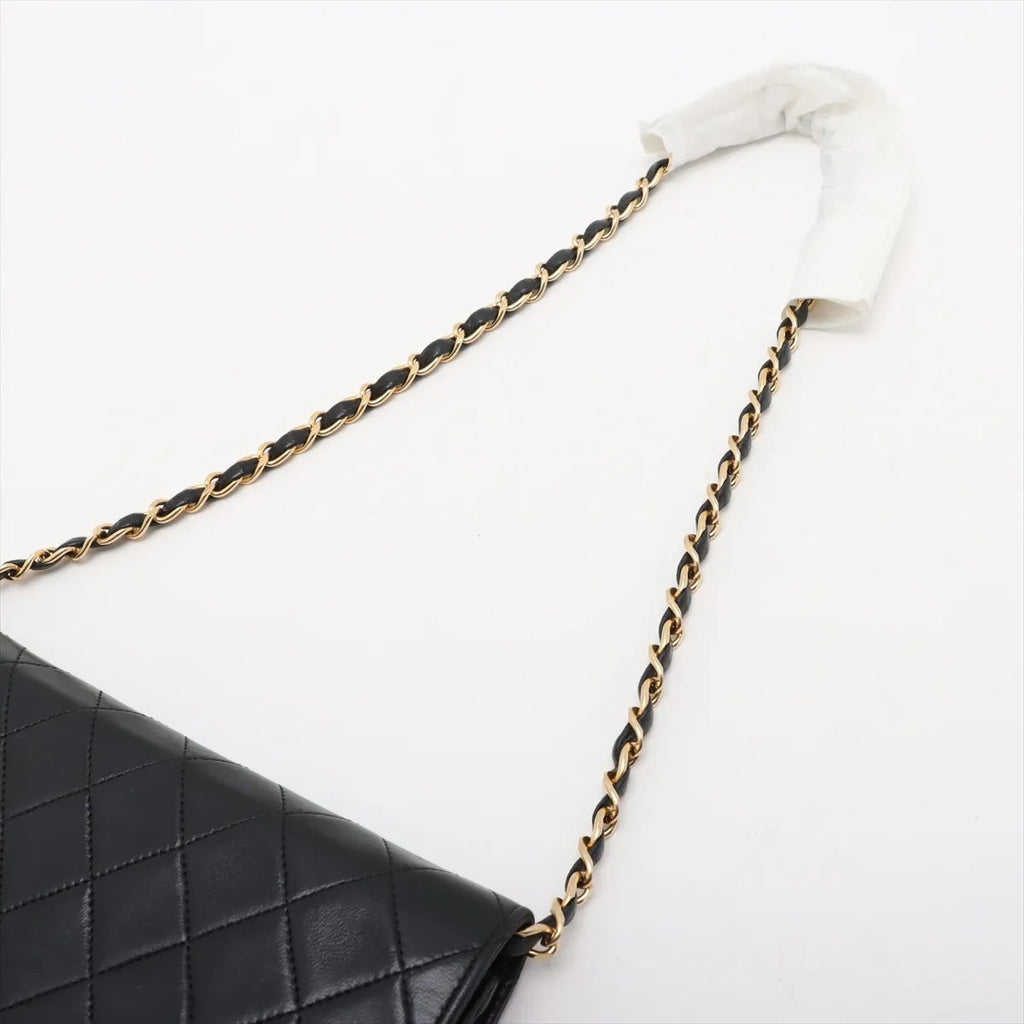CHANEL Matelasse Single Flapbag Small Push-Lock GHW (U2)