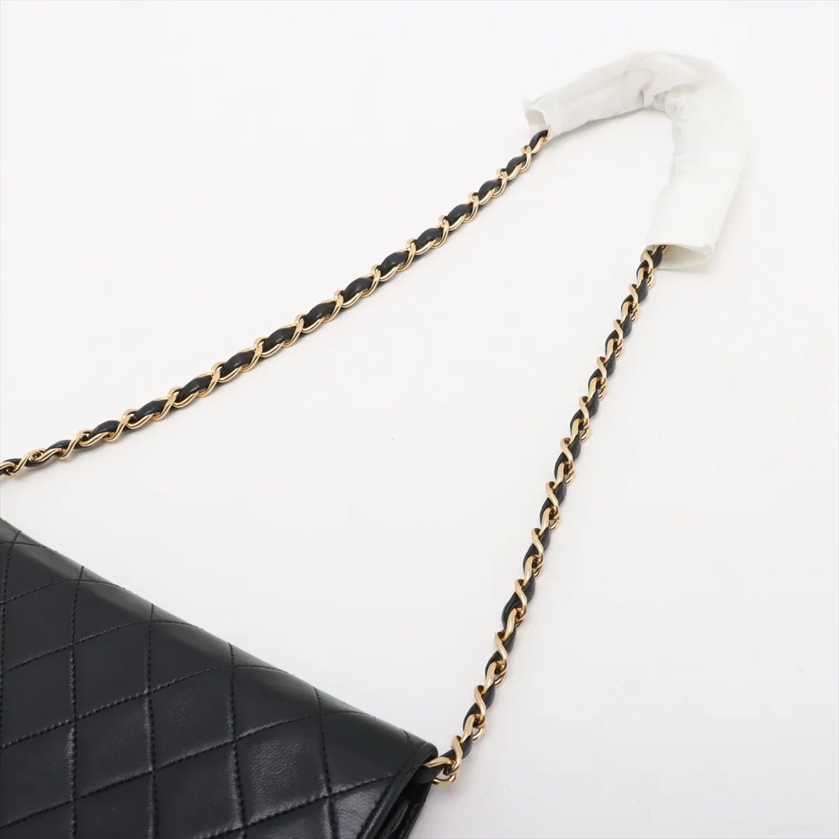 CHANEL Matelasse Single Flapbag Small Push-Lock GHW (U2)