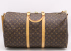 Louis Vuitton Monogram Keepall 55 Bandoulière (U2)