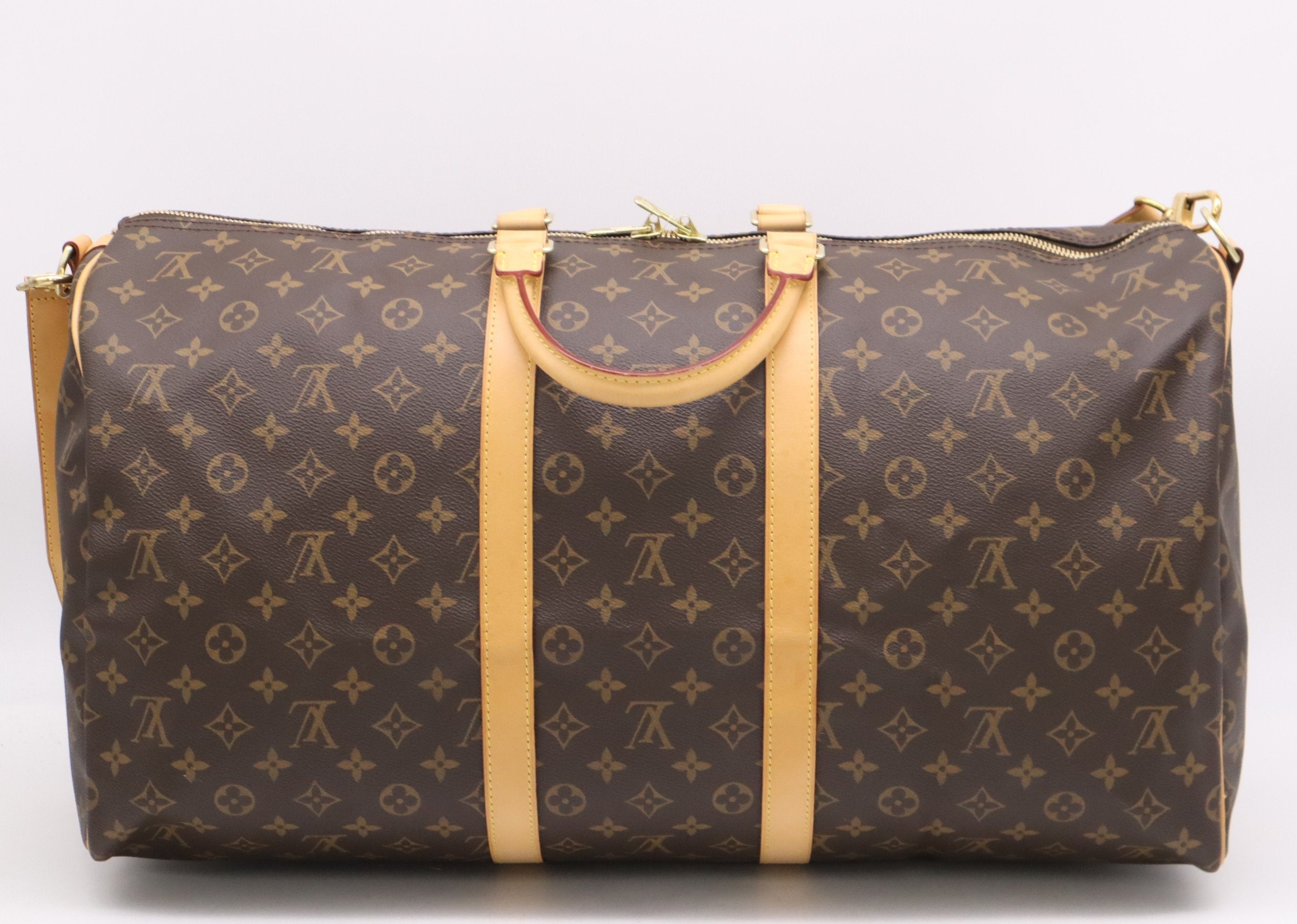 Louis Vuitton Monogram Keepall 55 Bandoulière (U2)