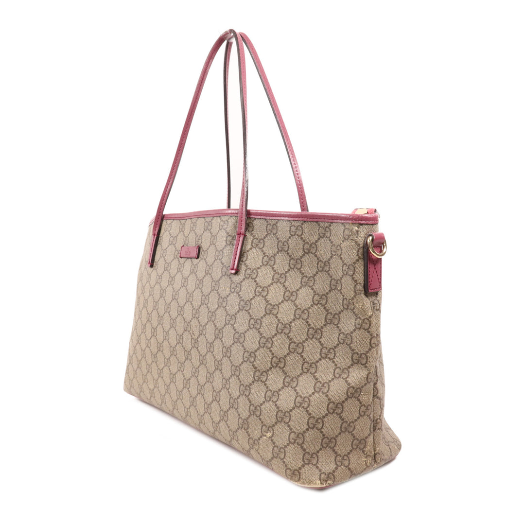 Gucci Supreme Canvas Monogram Tote Bag Paars (G4)