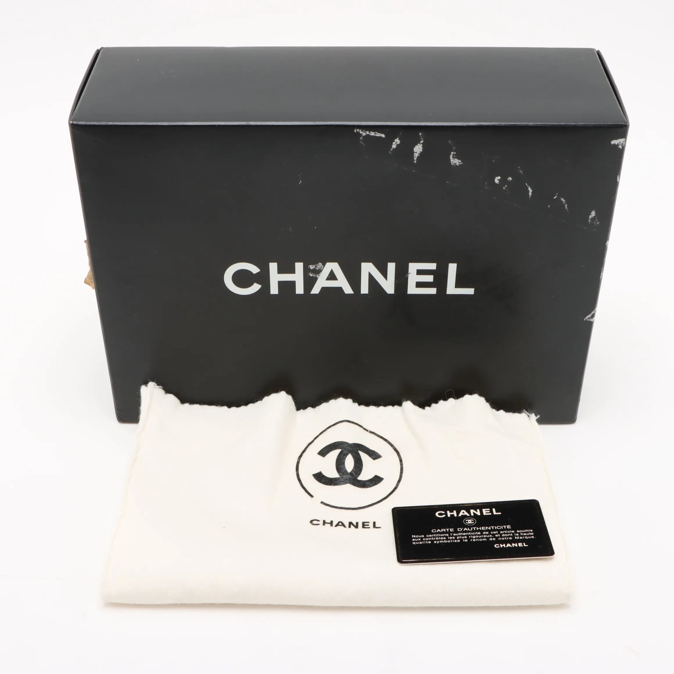 CHANEL Classic Double Flap Medium Full Set GHW (U2)