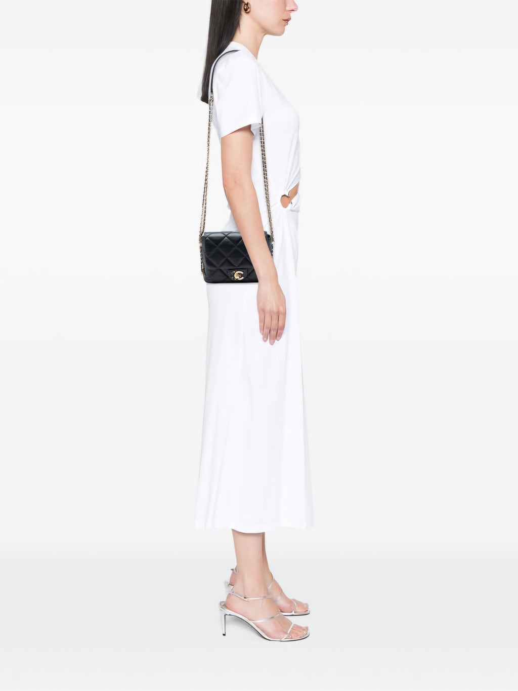 Chanel Pearl Crush Flap Clutch With Chain Mini (N1)