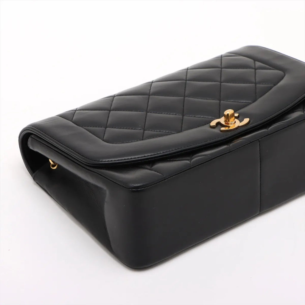CHANEL Diana Medium Single Flap Full Set GHW (U2)