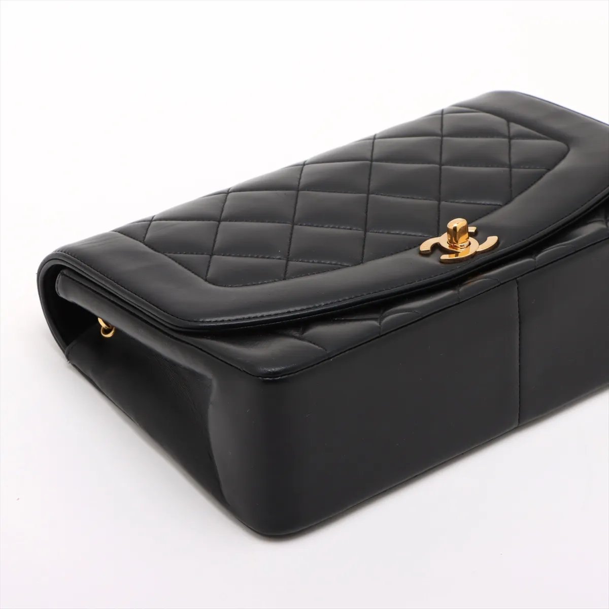 CHANEL Diana Medium Single Flap Full Set GHW (U2)