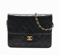 CHANEL Matelasse Single Flapbag Small Push-Lock GHW (U2)