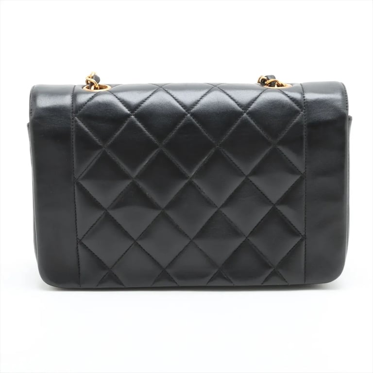 CHANEL Diana Small Single Flap GHW (U2)