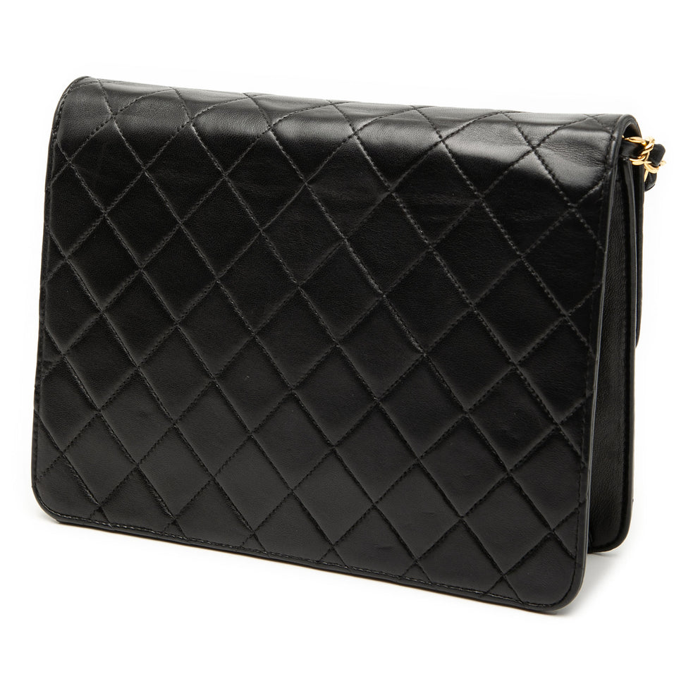 CHANEL Matelasse Single Flapbag Small Push-Lock GHW (Z3)