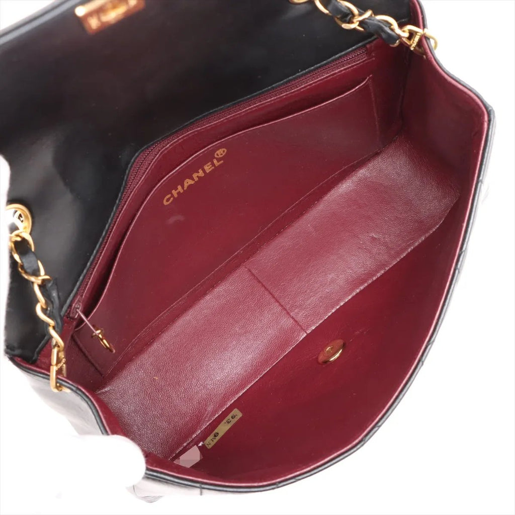 CHANEL Diana Medium Single Flap Full Set GHW (U2)