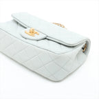CHANEL Pearl Crush Mini Rectangular - Baby Blue Lambskin (N1)