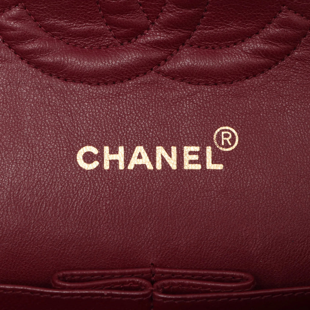 CHANEL Classic Double Flap Medium Full Set GHW (U2)