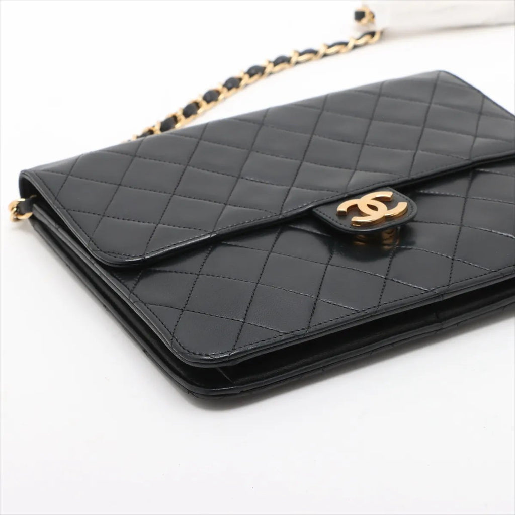 CHANEL Matelasse Single Flapbag Small Push-Lock GHW (U2)