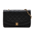 CHANEL Diana Medium Single Flap Full Set GHW (U2)