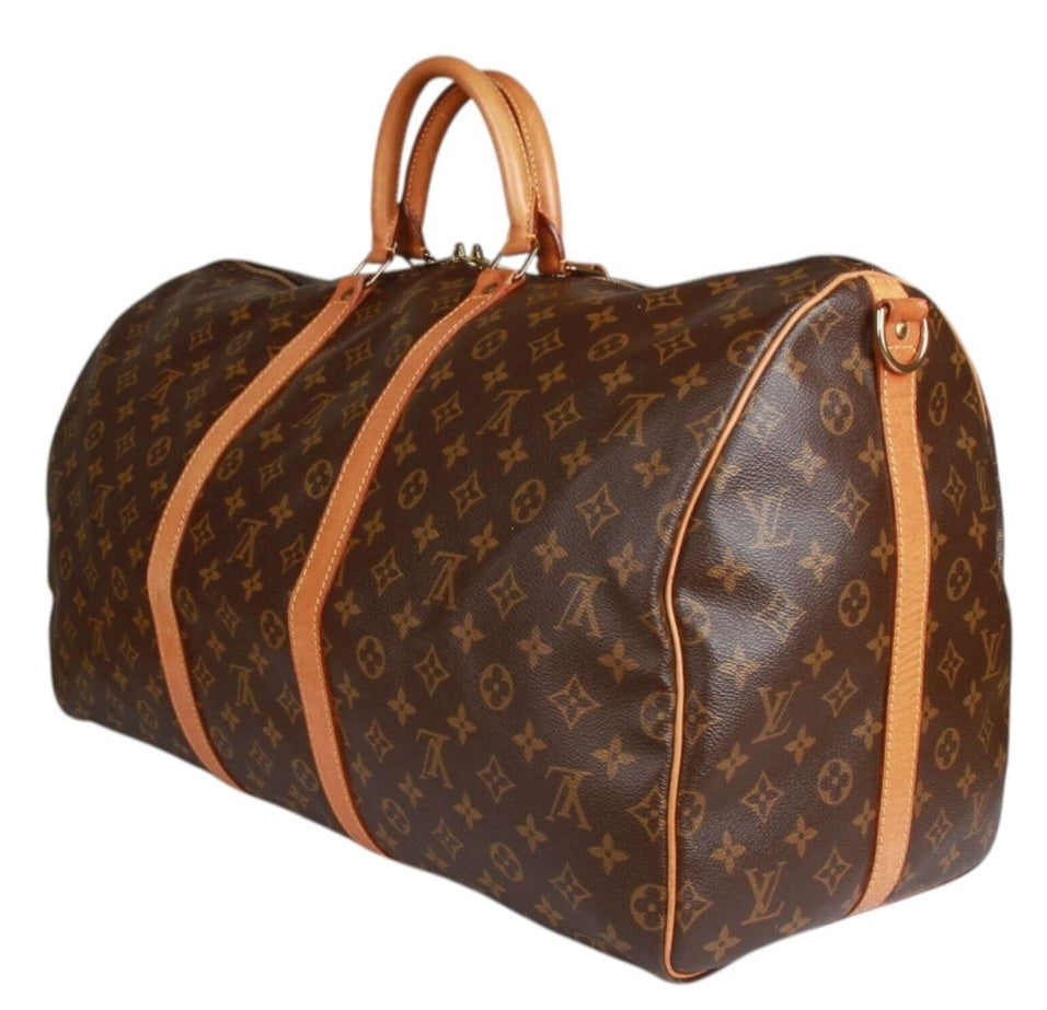 Louis Vuitton Monogram Keepall 55 Bandoulière (U2)
