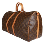 Louis Vuitton Monogram Keepall 55 Bandoulière (U2)