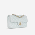 CHANEL Pearl Crush Mini Rectangular - Baby Blue Lambskin (N1)
